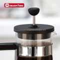 Borosilicate Glass Tea Maker French Press with Grinder